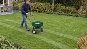 Gazonmest volgens plan gebruiken