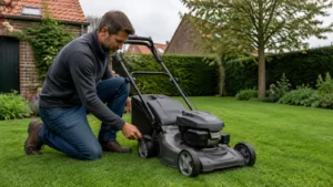 Maaihoogte van een grasmaaier hoger instellen voor een sterker gazon